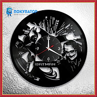 Оригинальные часы из виниловых пластинок "Бетмен". ПОД ЗАКАЗ 1-3 дня