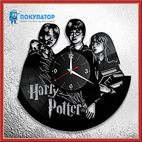 Оригинальные часы из виниловых пластинок "Гарри Поттер". ПОД ЗАКАЗ 1-3 дня