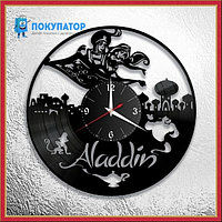 Оригинальные часы из виниловых пластинок "Алладин". ПОД ЗАКАЗ 1-3 дня