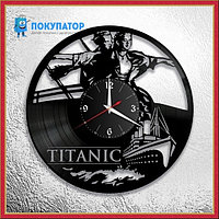 Оригинальные часы из виниловых пластинок "Титаник". ПОД ЗАКАЗ 1-3 дня