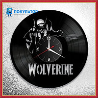 Оригинальные часы из виниловых пластинок "Wolverine". ПОД ЗАКАЗ 1-3 дня