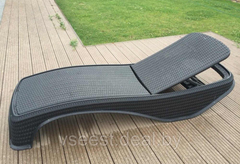 Шезлонг Atlantic sun lounger, графит 217341 (spr)