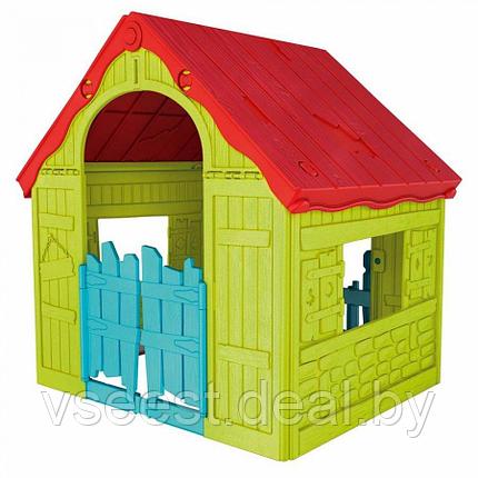 Детский игровой домик FOLDABLE PLAYHOUSE Бирюзово-зеленый 228445 (spr), фото 2