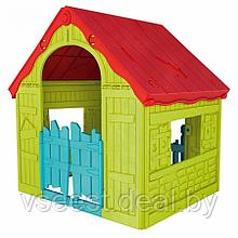 Детский игровой домик FOLDABLE PLAYHOUSE Бирюзово-зеленый 228445 (spr)