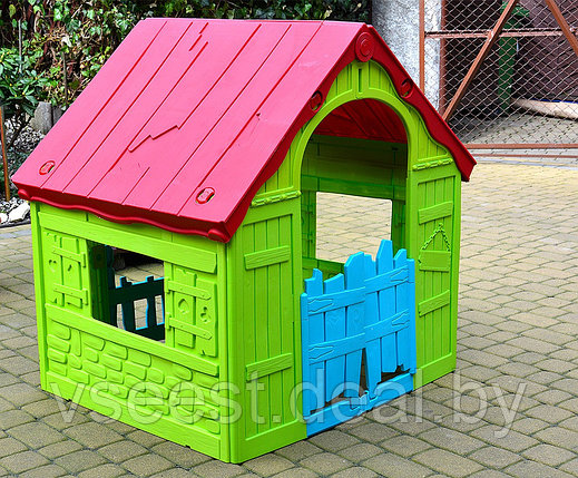 Детский игровой домик FOLDABLE PLAYHOUSE Бирюзово-зеленый 228445 (spr), фото 2
