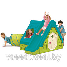Детский уличный игровой домик Funtivity Playhouse, бирюзово-зеленый 223317 (spr)