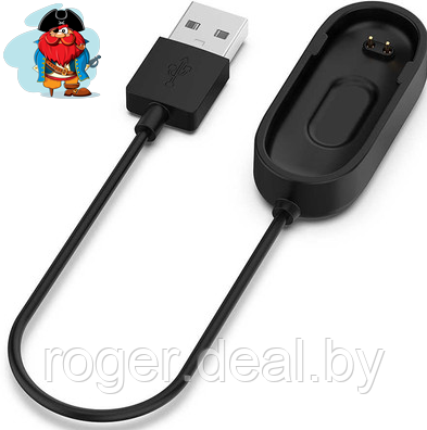 USB Кабель для зарядки браслета Xiaomi Mi Band 4 - фото 1 - id-p123502119