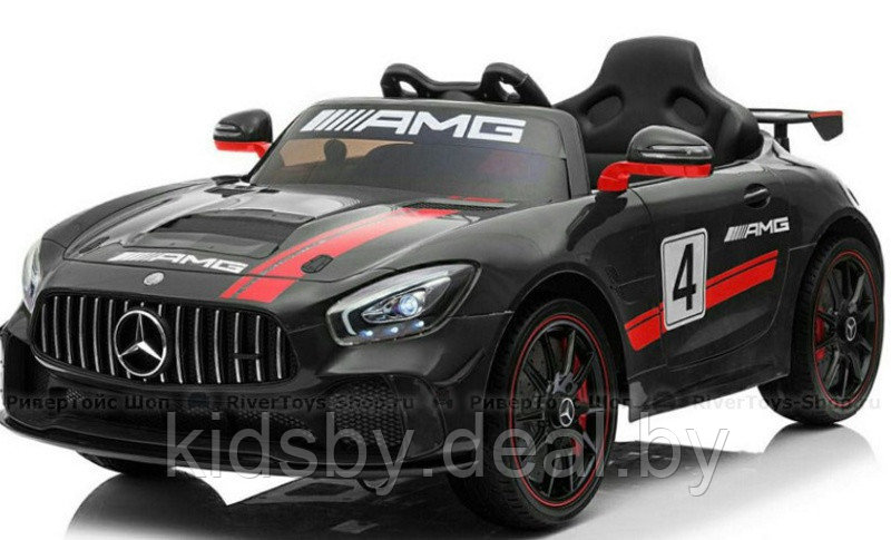 Детский электромобиль RiverToys Mercedes-Benz GT4 A007AA (черный) Лицензия - фото 2 - id-p123514516