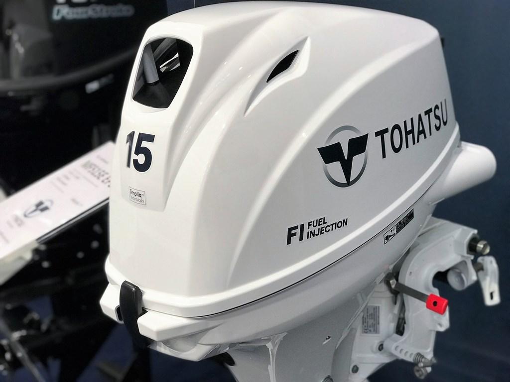 Лодочный мотор Tohatsu MFS15 EFI EPTS дистанция - трим