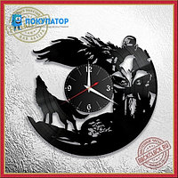 Оригинальные часы из виниловых пластинок "Мото - 10". ПОД ЗАКАЗ 1-3 дня