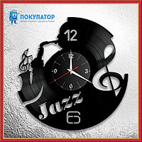 Оригинальные часы из виниловых пластинок "Музыка - 1". ПОД ЗАКАЗ 1-3 дня