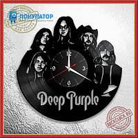 Оригинальные часы из виниловых пластинок "Deep Purple - 2". ПОД ЗАКАЗ 1-3 дня