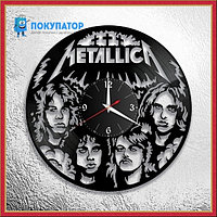 Оригинальные часы из виниловых пластинок "Metallica "