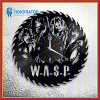 Оригинальные часы из виниловых пластинок "W.A.S.P. - 1". ПОД ЗАКАЗ 1-3 дня
