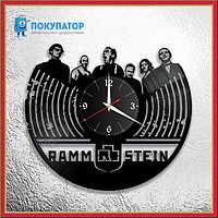 Оригинальные часы из виниловых пластинок "Rammstein - 4". ПОД ЗАКАЗ 1-3 дня