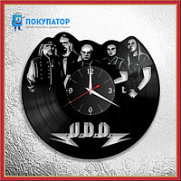 Оригинальные часы из виниловых пластинок "U.D.O.". ПОД ЗАКАЗ 1-3 дня