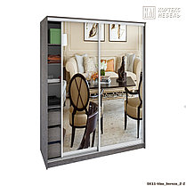 Шкаф-купе ШК11-450 (1,75м) Сенатор классика - 2 зеркала (варианты цвета) Кортекс-Мебель, фото 2