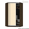 Угловой шкаф-купе ШК 30 (1,2х1,2) Сенатор (варианты цвета) фабрика Кортекс-мебель, фото 4