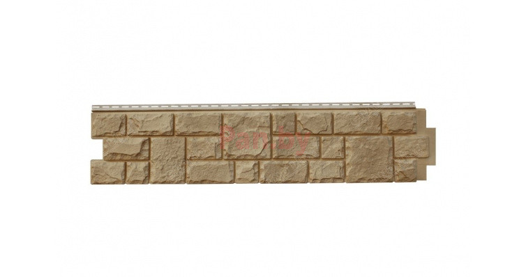 Фасадная панель (цокольный сайдинг) Grand Line Екатерининский камень Песок - фото 1 - id-p123545384