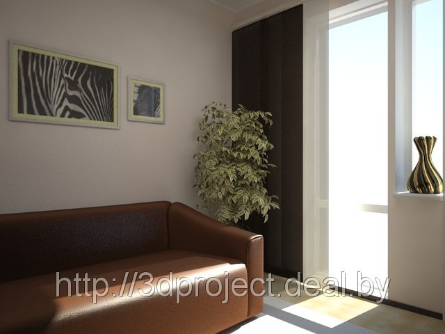 Дизайн интерьера домашнего кабинета - дизайн проект, дизайн интерьера квартир, коттеджей. Цены,стоимость - фото 3 - id-p598149