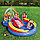 Детский надувной бассейн, игровой центр с горкой Intex Радуга 297х193х135см от 3лет, арт. 57453, фото 2