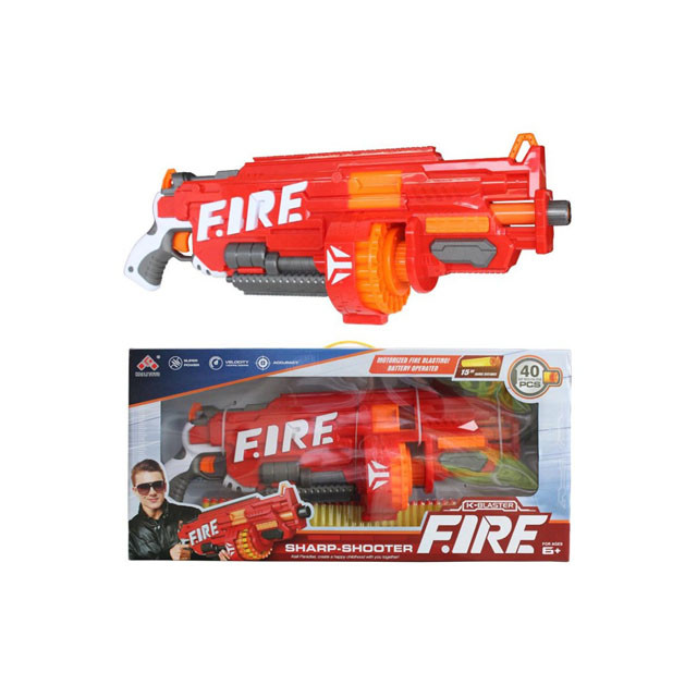 Бластер FIRE 62см с мягкими пулями 40шт SB486 - фото 2 - id-p123578422