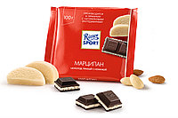 Шоколад RITTER SPORT темный с Марципаном, 100г.