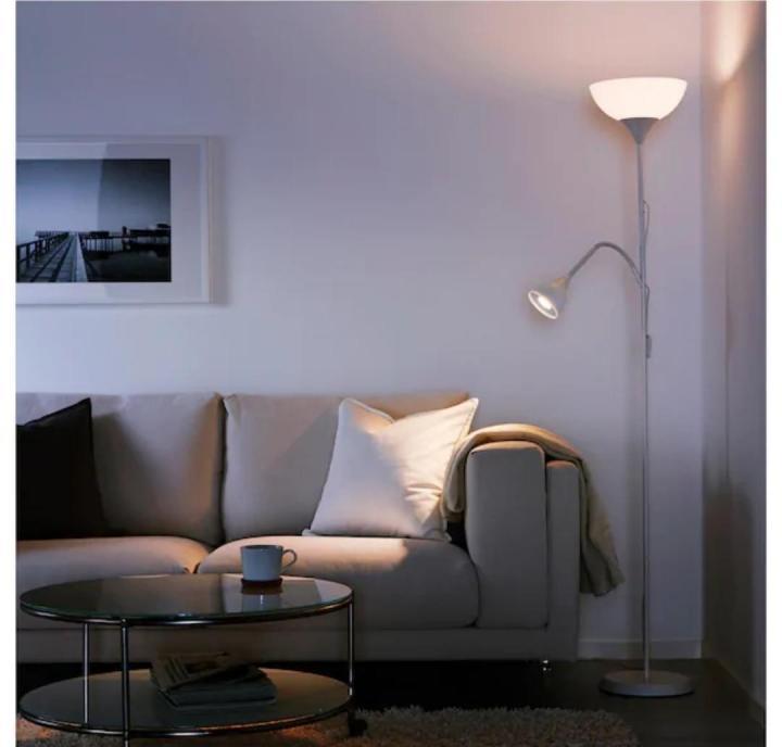 НУТ Торшер/лампа для чтения ИКЕА (IKEA) Белый - фото 2 - id-p123634486