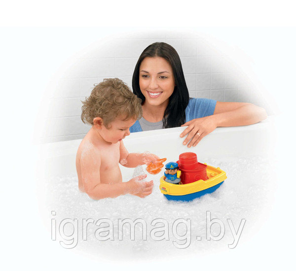 Игровой набор для ванной Кораблик Фішер-Прайс - фото 4 - id-p123675326