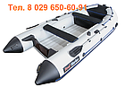 Килевая лодка ПВХ ProfMarine 370 Air комплектация «Люкс» (cерый), фото 2