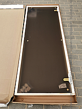 Дверь стеклянная для бани АКМА, бронза матовая, 700x1900, фото 3