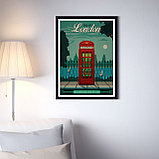 Ретро постер (плакат) "Лондон" на стену для интерьера. Любые размеры, фото 2