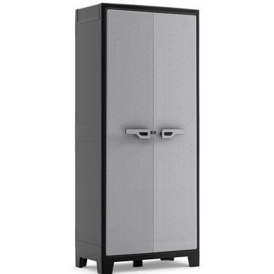 Шкаф пластиковый высокий TITAN Keter, серо-черный - фото 7 - id-p122721947