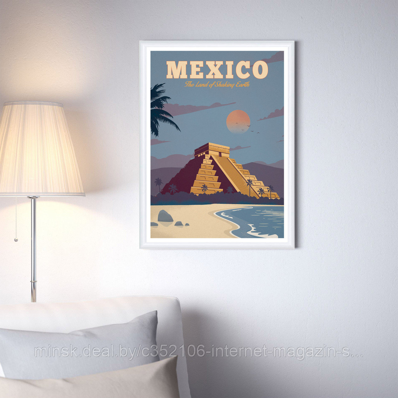 Ретро постер (плакат) "Мехико" - фото 2 - id-p123692056