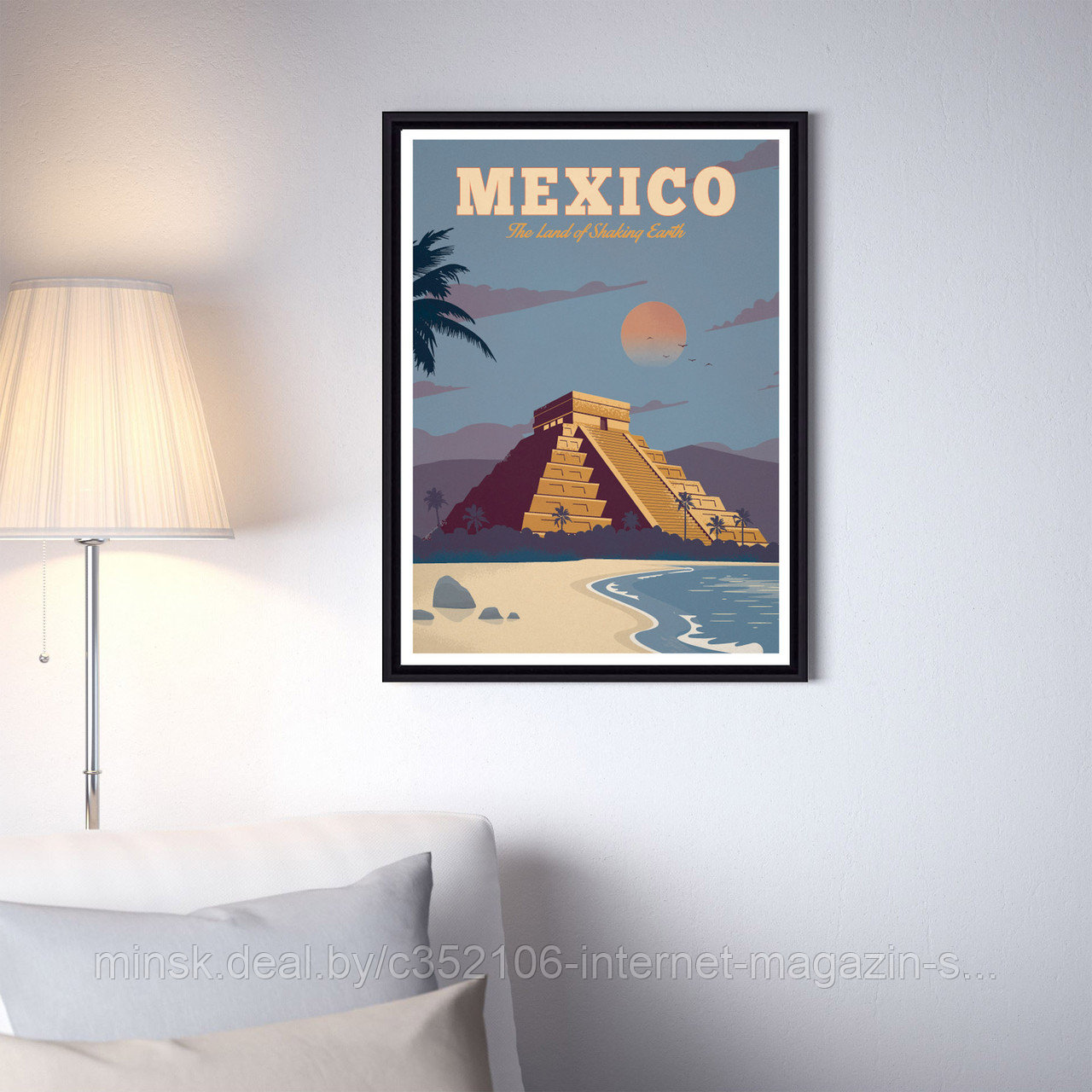 Ретро постер (плакат) "Мехико" - фото 3 - id-p123692056