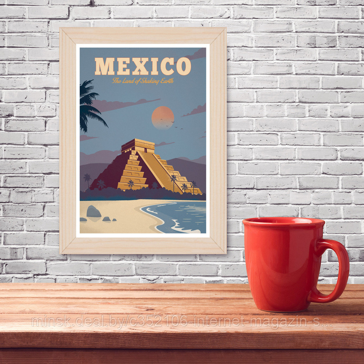Ретро постер (плакат) "Мехико" - фото 7 - id-p123692056