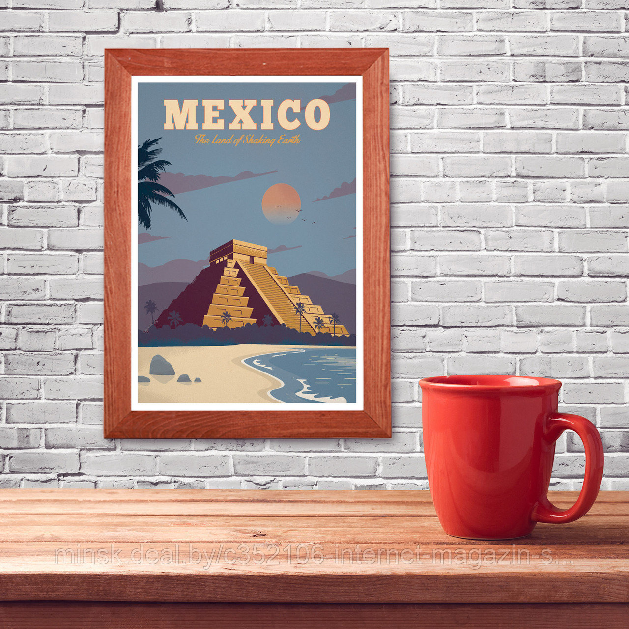 Ретро постер (плакат) "Мехико" - фото 8 - id-p123692056