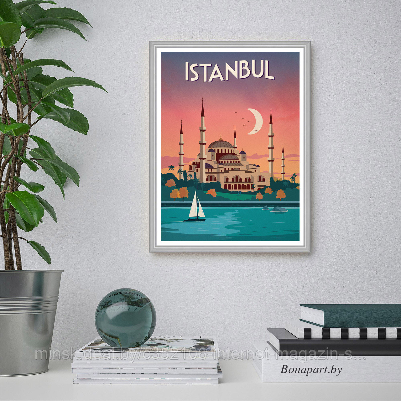 Ретро постер (плакат) "Стамбул" - фото 6 - id-p123692103