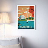 Ретро постер (плакат) "Вашингтон", фото 2
