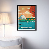 Ретро постер (плакат) "Вашингтон", фото 4