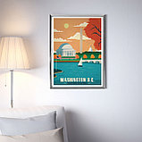 Ретро постер (плакат) "Вашингтон", фото 3