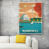 Ретро постер (плакат) "Вашингтон", фото 5