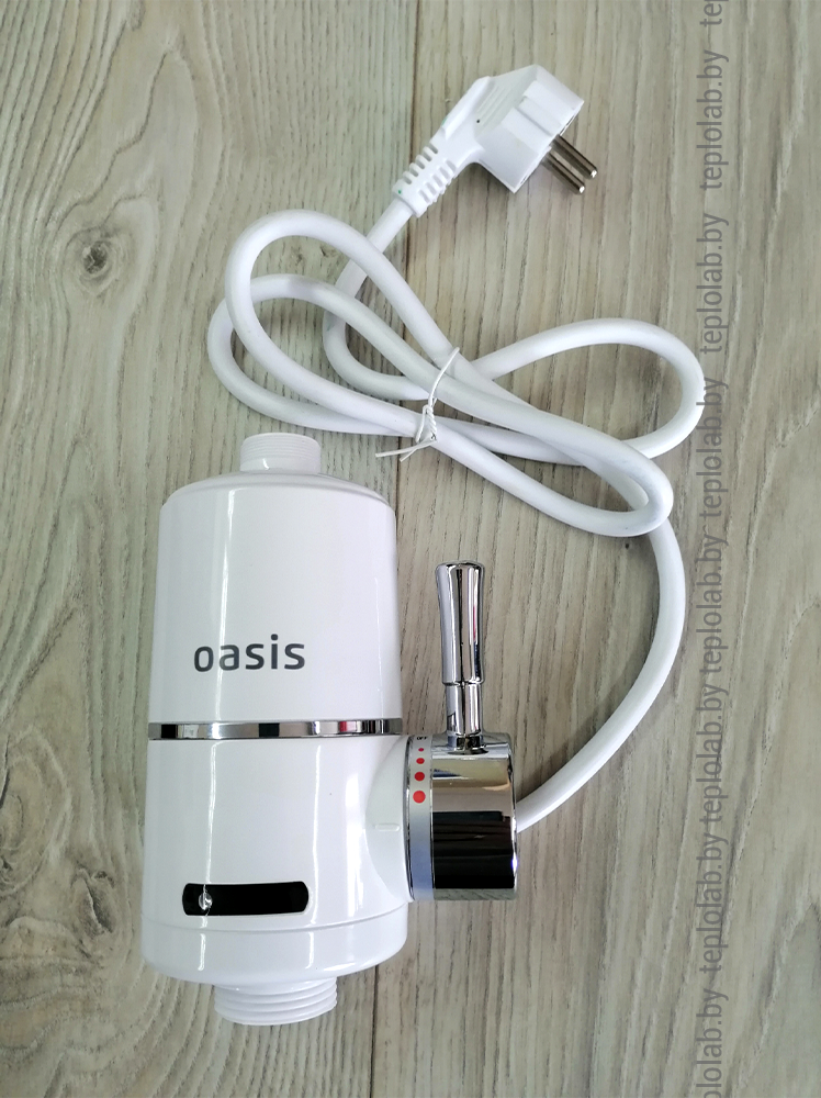 Водонагреватель проточный Oasis KP-P (X), 3,3 кВт - фото 4 - id-p123692025