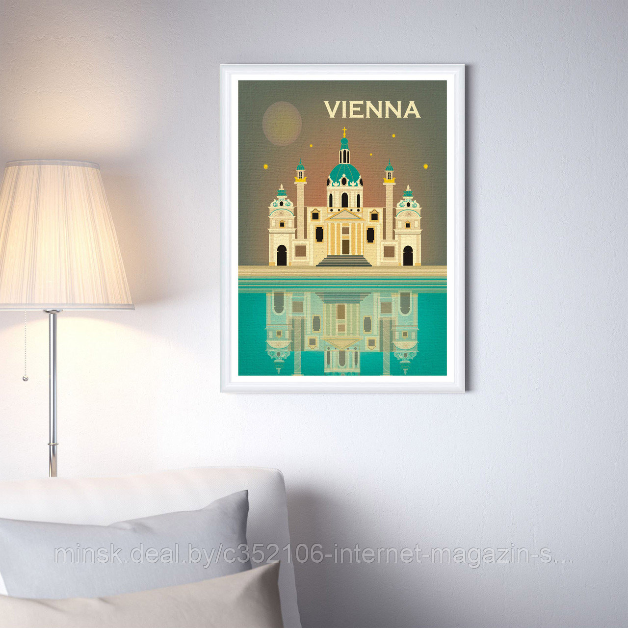 Ретро постер (плакат) "Вена" - фото 2 - id-p123692217