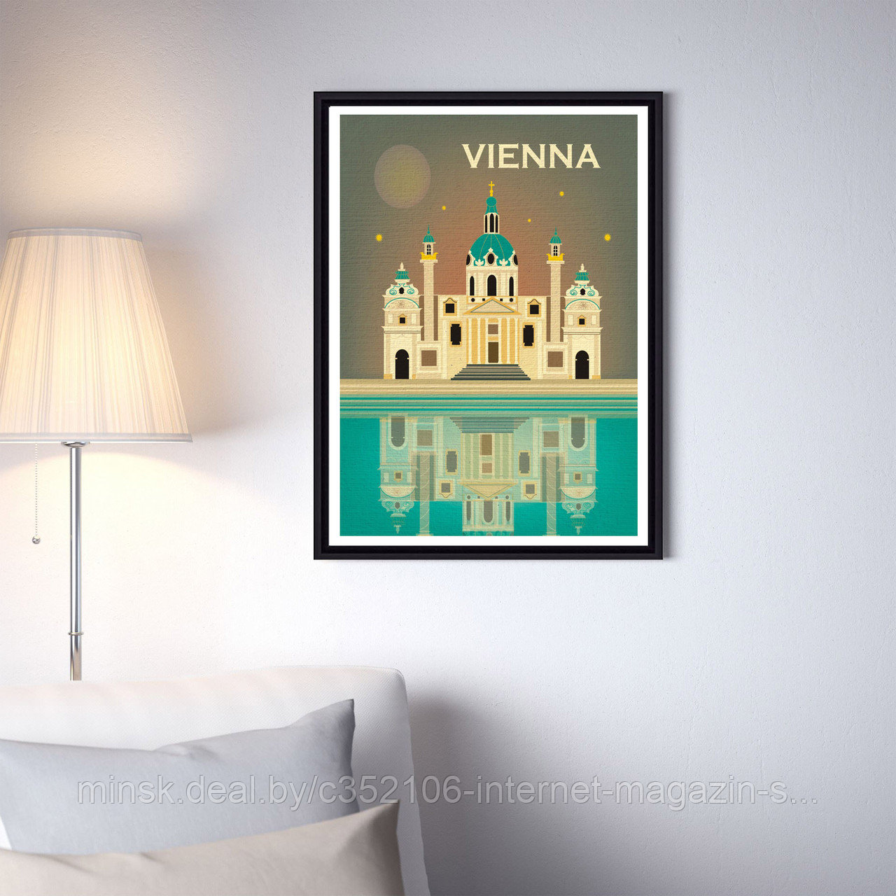 Ретро постер (плакат) "Вена" - фото 3 - id-p123692217