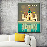 Ретро постер (плакат) "Вена", фото 7