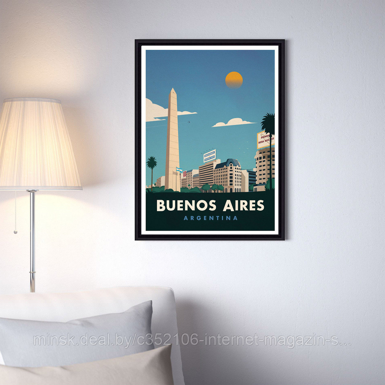 Ретро постер (плакат) "Буэнос Айрес" - фото 4 - id-p123692311