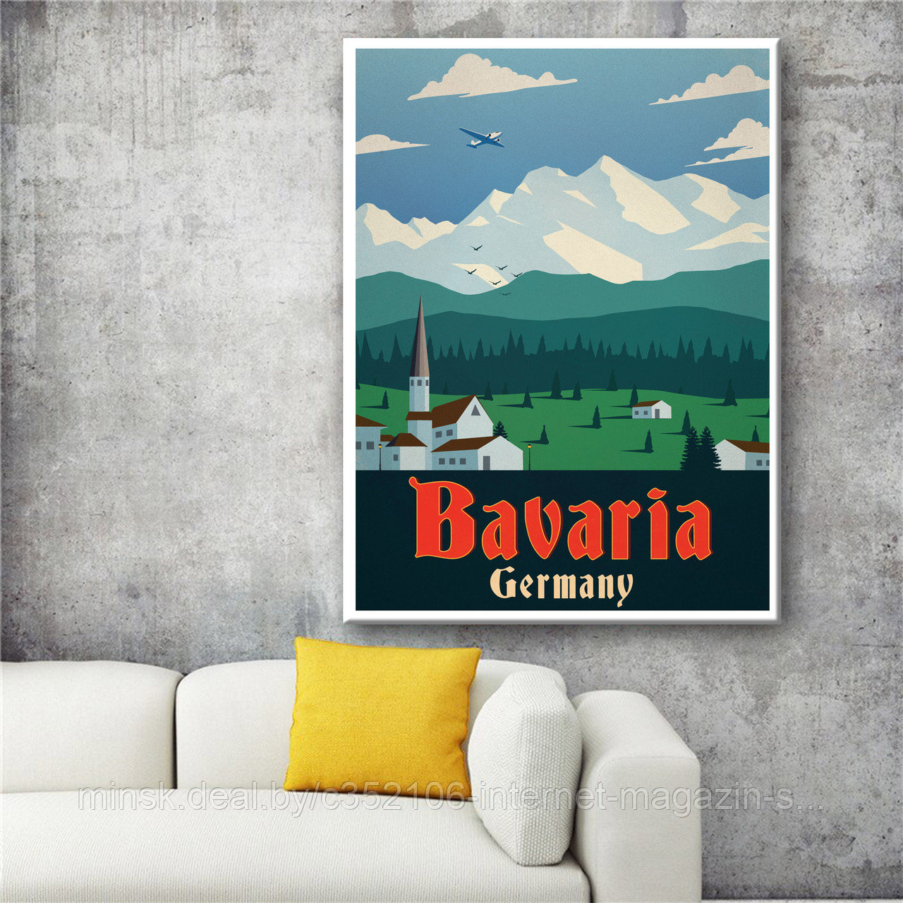 Ретро постер (плакат) "Бавария" - фото 4 - id-p123692326
