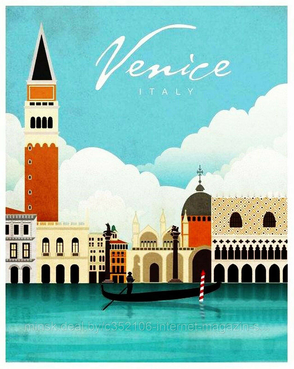 Ретро постер (плакат) "Венеция" - фото 1 - id-p123692363