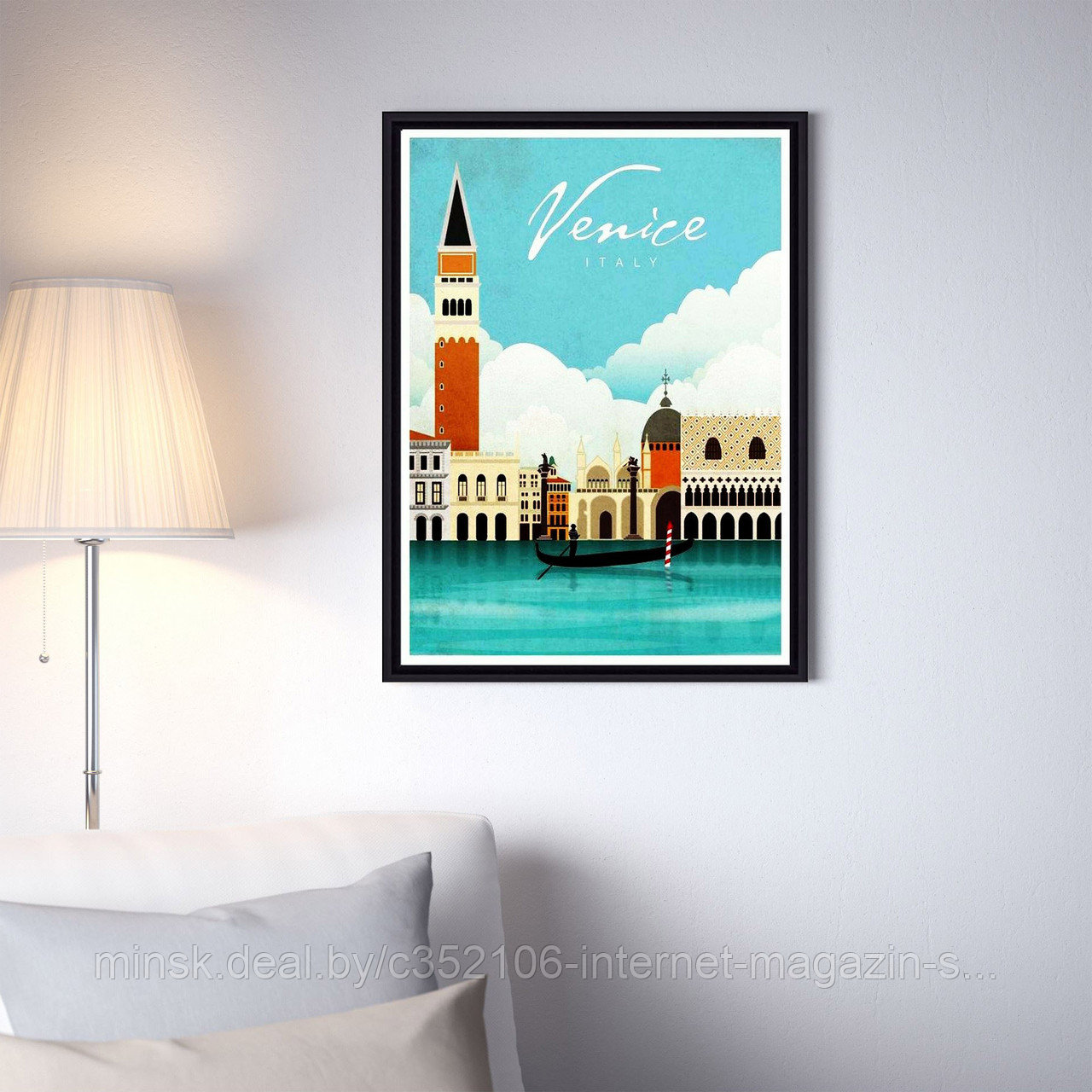 Ретро постер (плакат) "Венеция" - фото 3 - id-p123692363